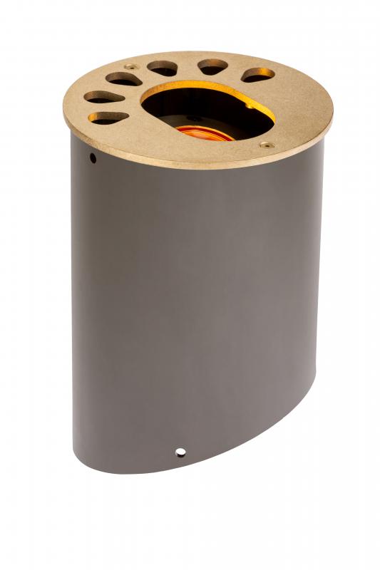 KG ZD 3 LED Well Light - Brass - In Ground